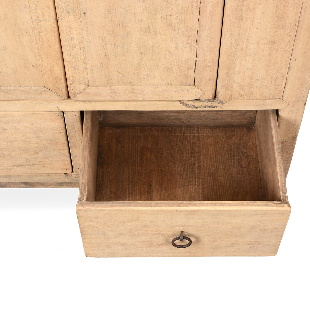 Drawer Detail From Antique Poplar Noodle Cabinet From Tianjin - 19th Century | Indigo Antiques