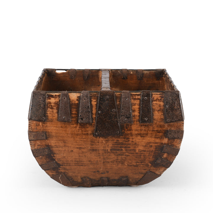 Vintage Chinese Market Trug | Indigo Antiques