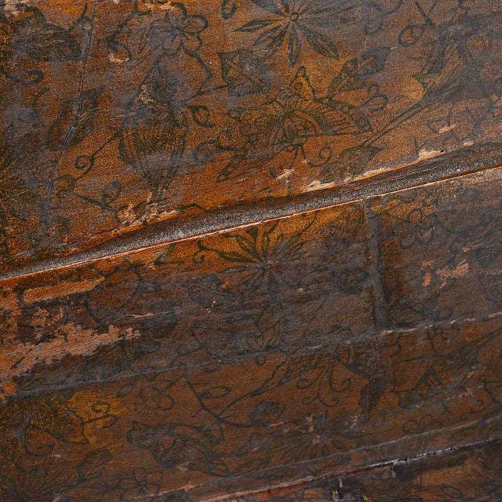 Interior Detail From Antique Chinese Opera Chest From Shanxi | Indigo Antiques