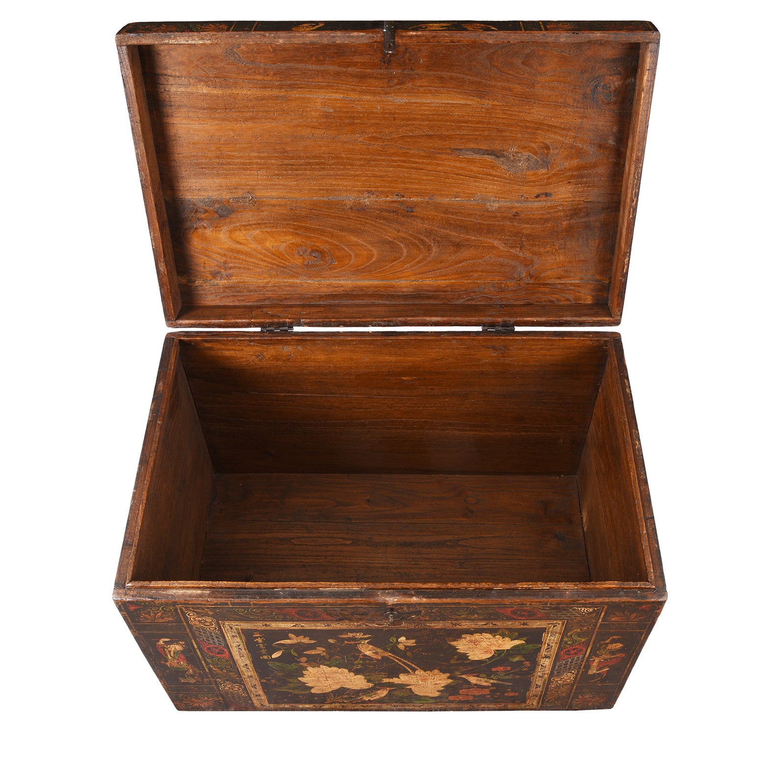 Interior Of Antique Chinese Opera Chest From Shanxi | Indigo Antiques