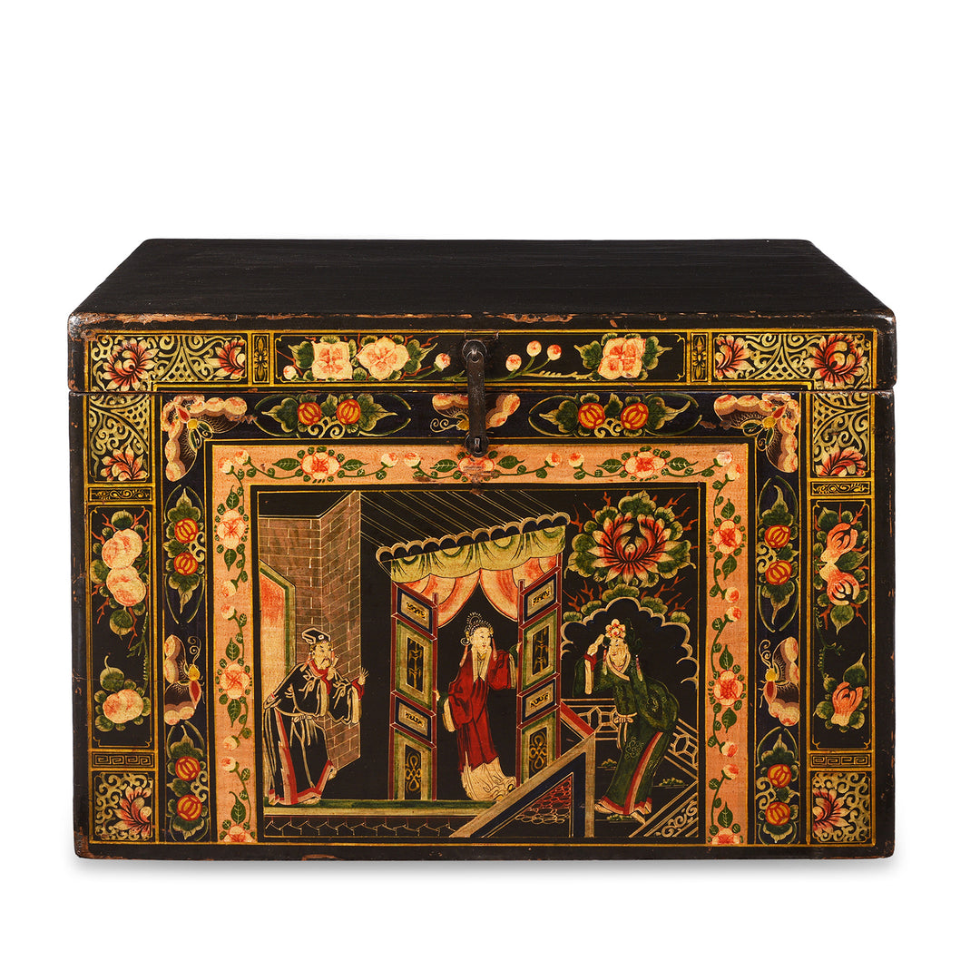Antique Chinese Opera Chest From Shanxi | Indigo Antiques
