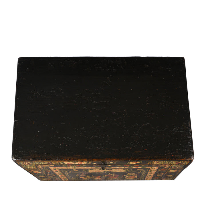 Top Of Antique Chinese Opera Chest From Shanxi | Indigo Antiques