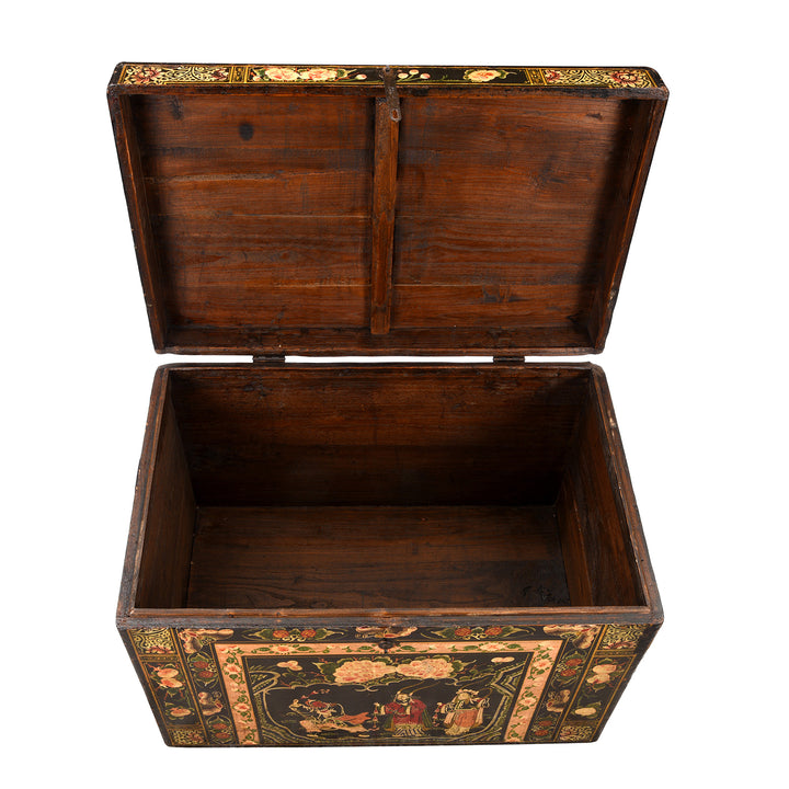 Interior Of Antique Chinese Opera Chest From Shanxi | Indigo Antiques