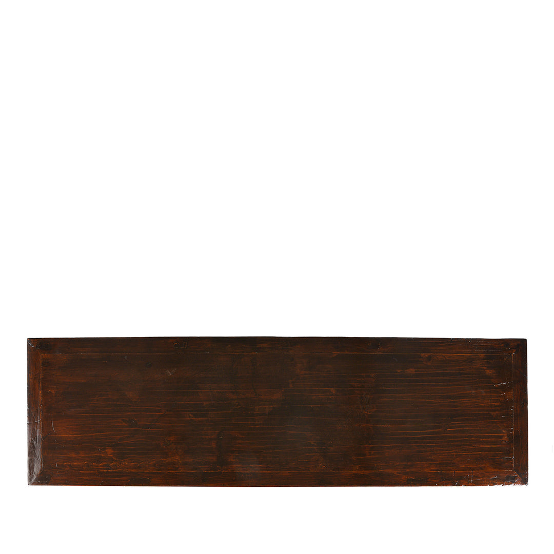 Red Lacquer Chinese Sideboard From Dongbei - Ca 1920