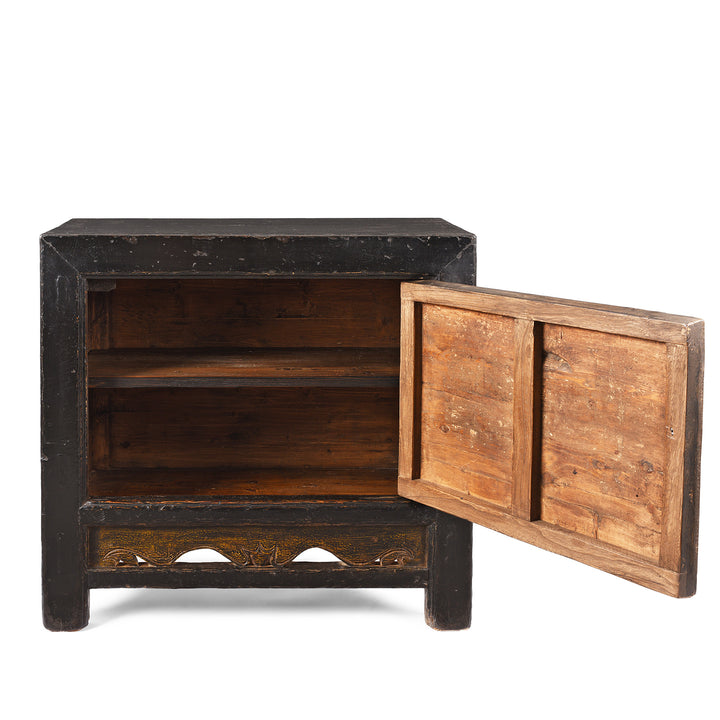 Interior Of Painted Gansu Grain Store Sideboard | Indigo Antiques