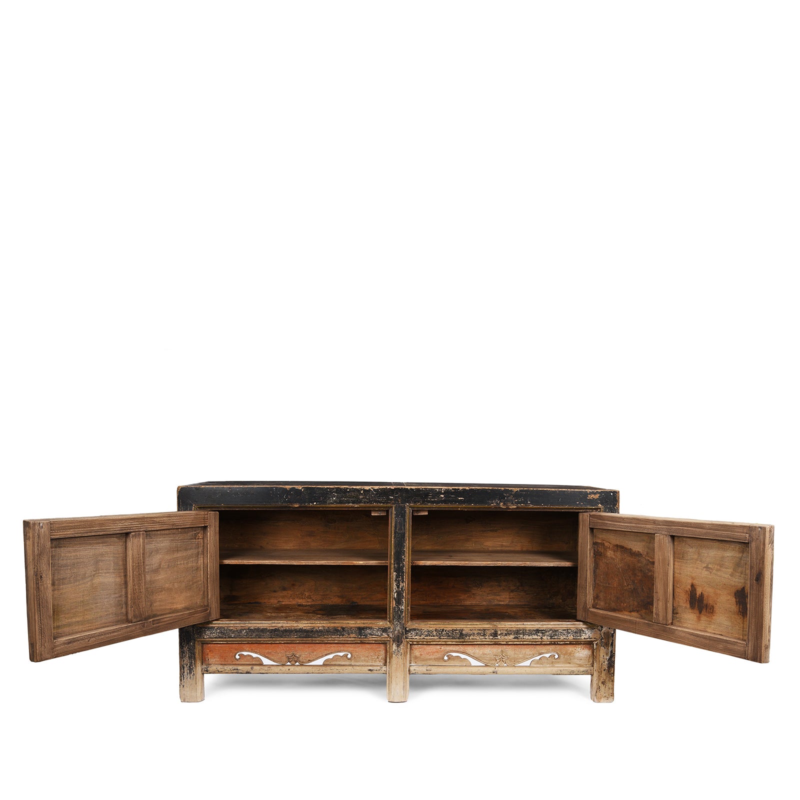 Open View Of Antique Painted Gansu Grain Store Sideboard | Indigo Antiques