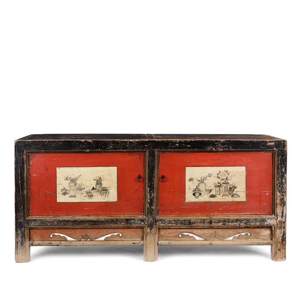 Painted Gansu Sideboard - 19th Century
