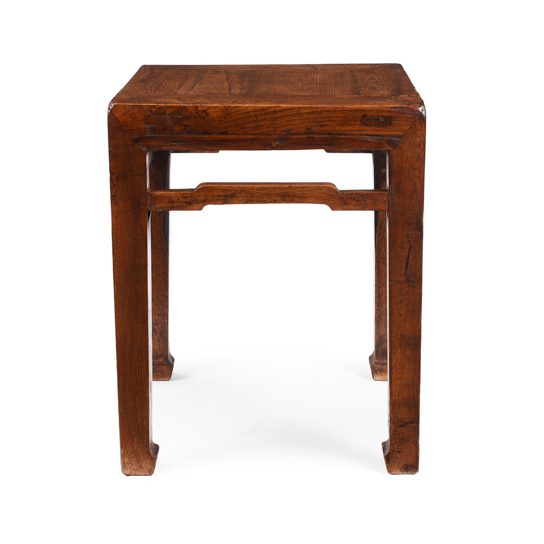 Pair Of Chinese Walnut Side Tables
