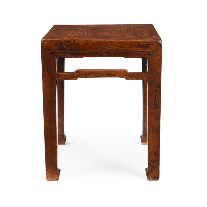 Pair Of Chinese Walnut Side Tables