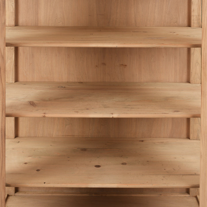 Interior Detail From Glazed Cabinet Made From Old Sunbleached Elm | Indigo Antiques
