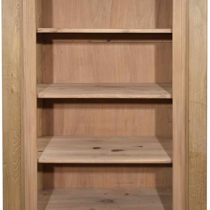 Interior Detail From Glazed Cabinet Made From Old Sunbleached Elm | Indigo Antiques