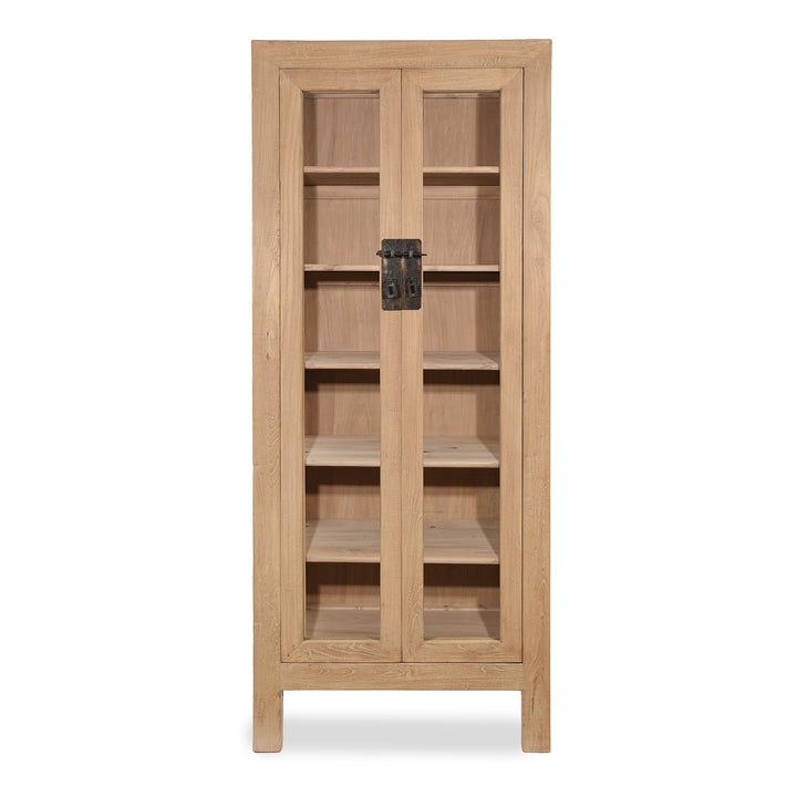 Glazed Cabinet Made From Old Sunbleached Elm | Indigo Antiques