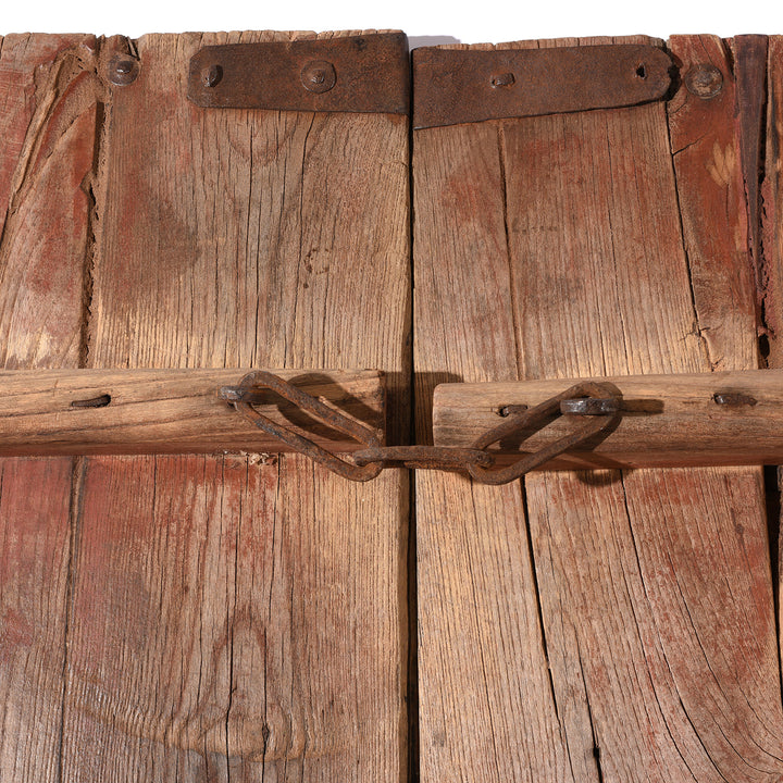 Antique Bleached Elm Doors From Shanxi - 19th Century | Indigo Antiques