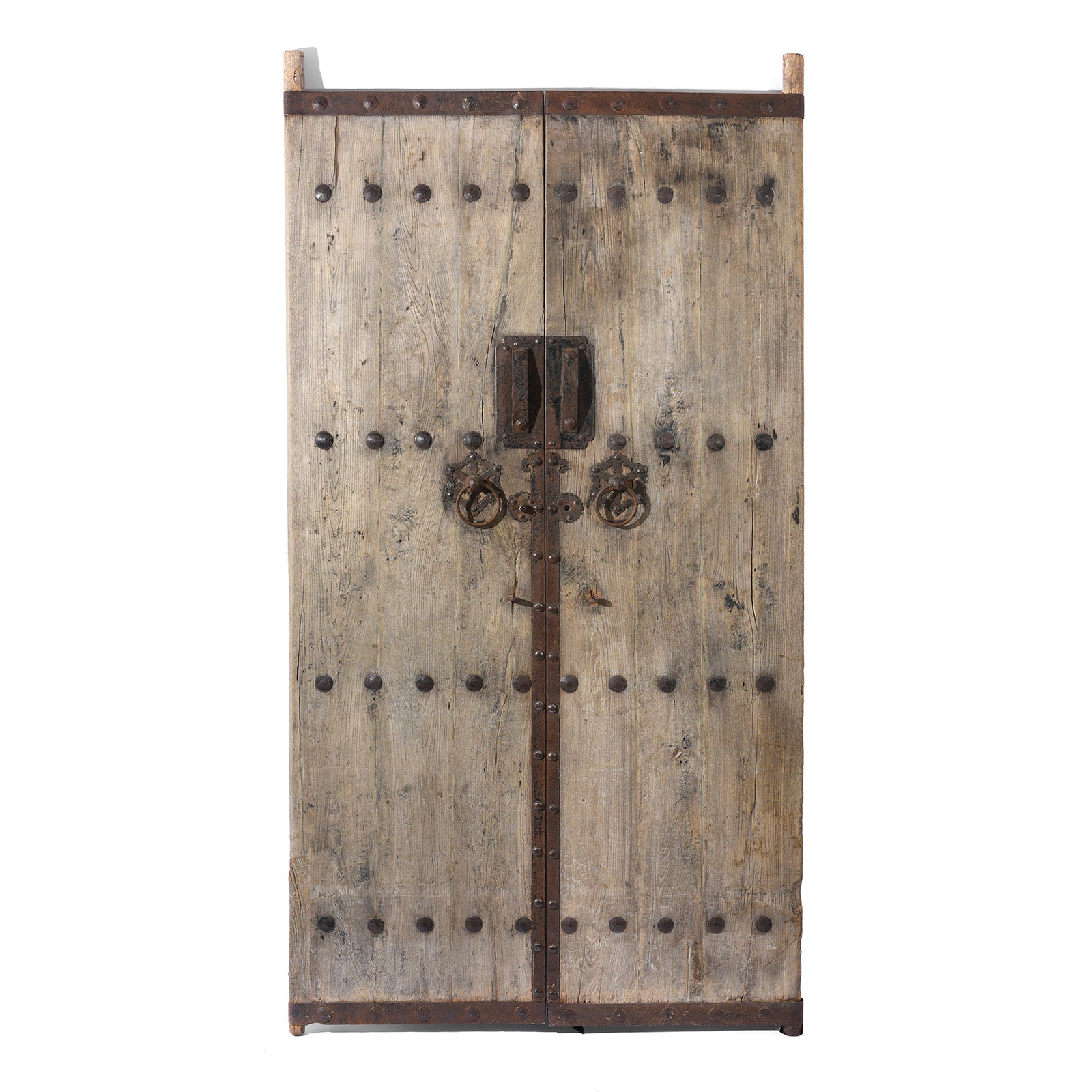 Bleached Elm Doors From Shanxi - 19th Century Bleached Elm Doors From Shanxi - 19th Century