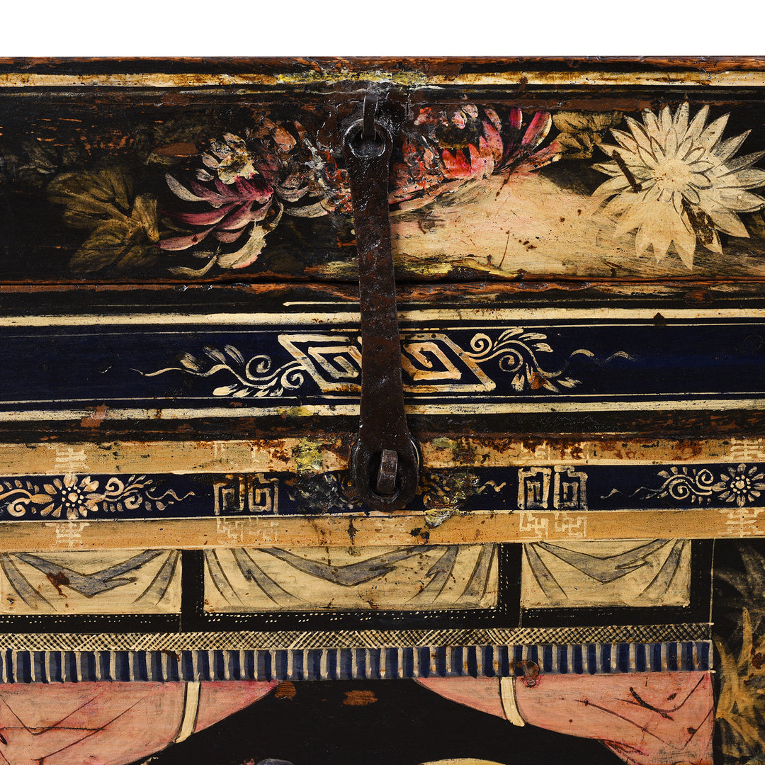 Latch Detail From Antique Chinese Opera Chest From Shanxi | Indigo Antiques