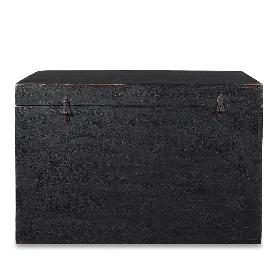 Back Of Antique Chinese Opera Chest From Shanxi | Indigo Antiques