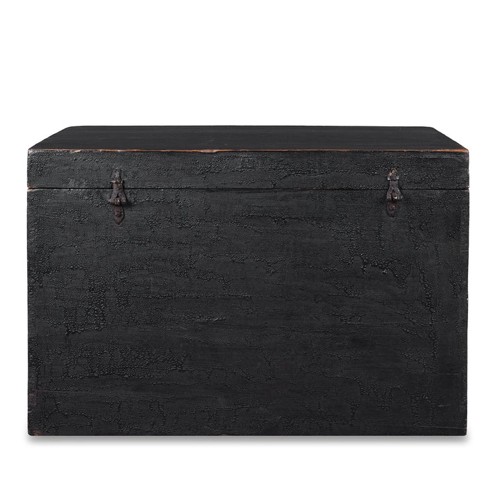 Back Of Antique Chinese Opera Chest From Shanxi | Indigo Antiques