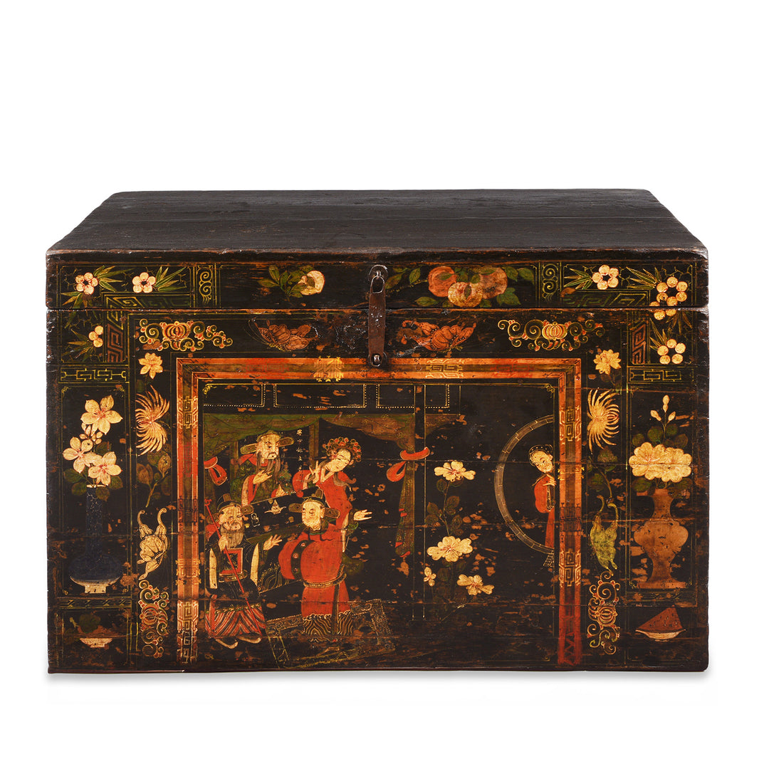 Antique Chinese Opera Chest From Shanxi | Indigo Antiques