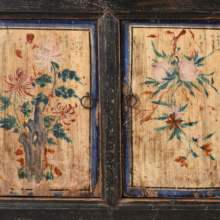 Antique Low Painted Sideboard From Shanxi / Mongolia | Indigo Antiques