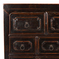 Black Lacquer Chest Of Drawers From Shanxi - 19th Century