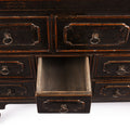 Black Lacquer Chest Of Drawers From Shanxi - 19th Century