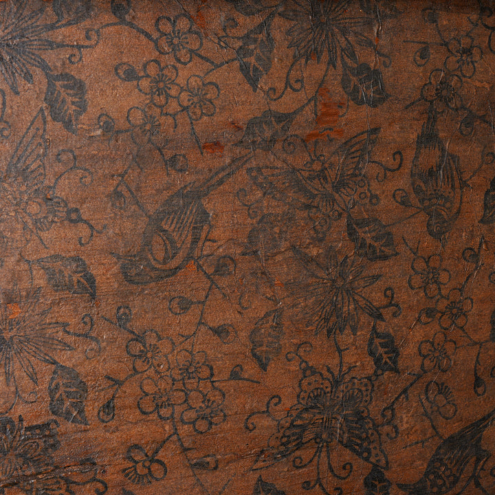 Detail from Interior Of Antique Chinese Painted Opera Chest | Indigo Antiques