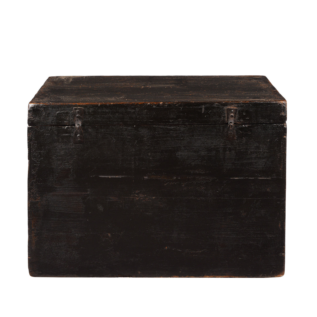 Back Of Antique Chinese Painted Opera Chest | Indigo Antiques