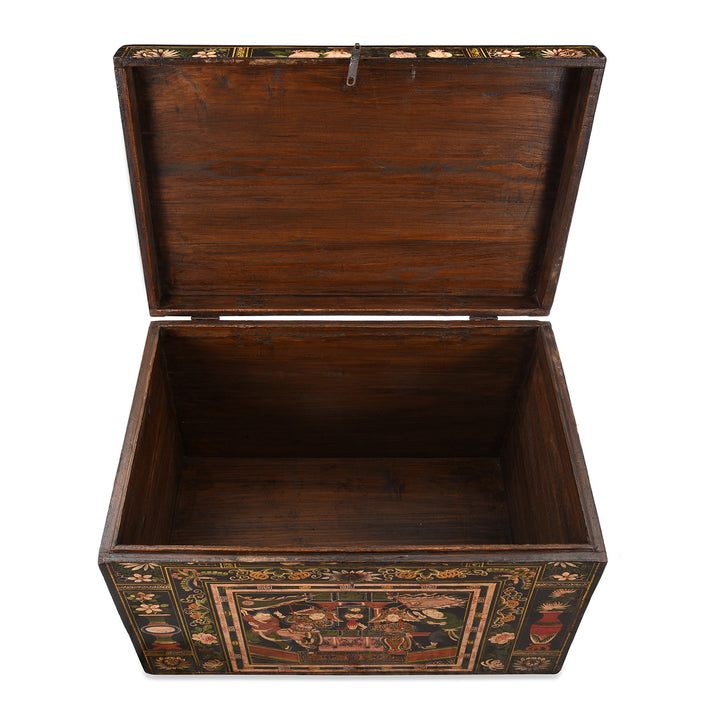 Interior Of Antique Chinese Opera Chest From Shanxi | Indigo Antiques