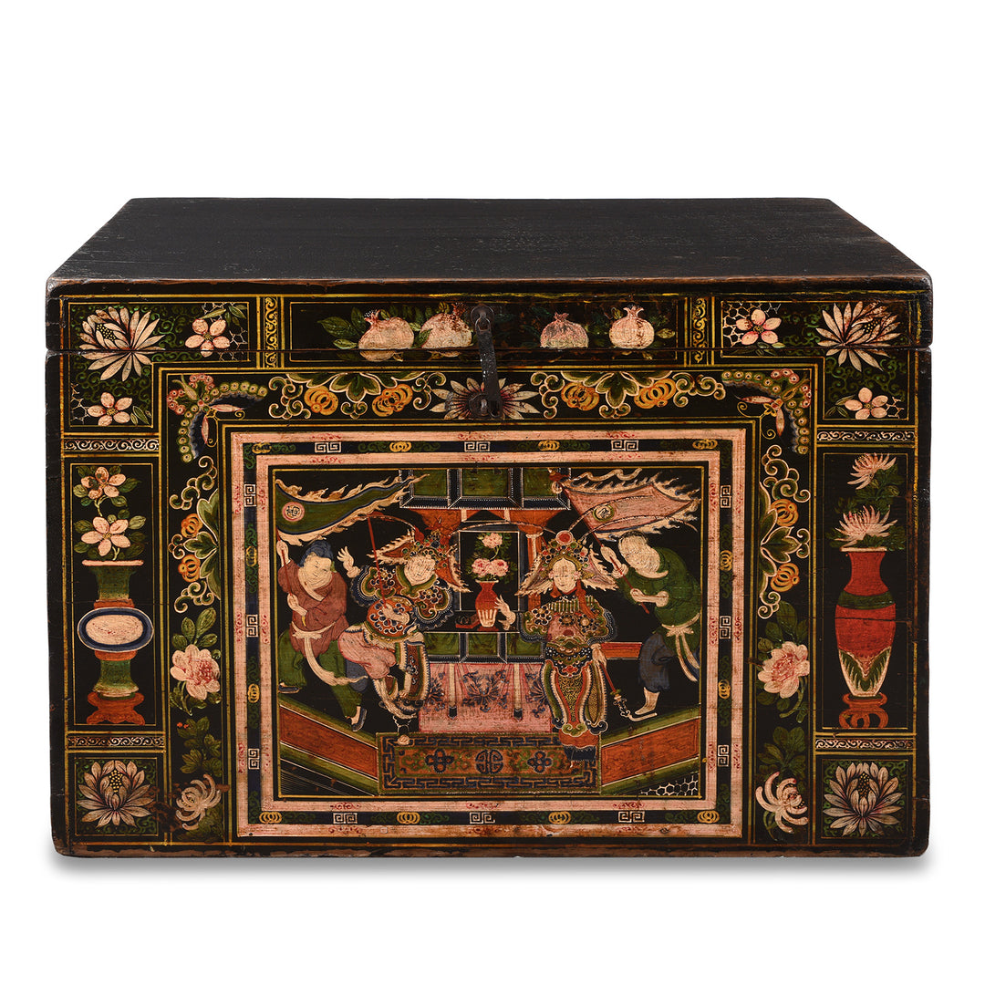 Antique Chinese Opera Chest From Shanxi | Indigo Antiques