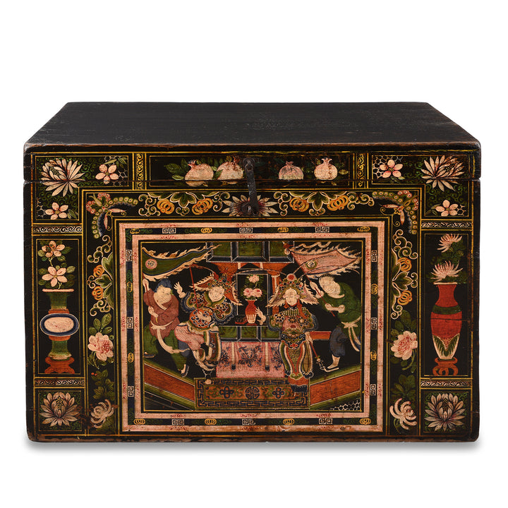 Antique Chinese Opera Chest From Shanxi | Indigo Antiques