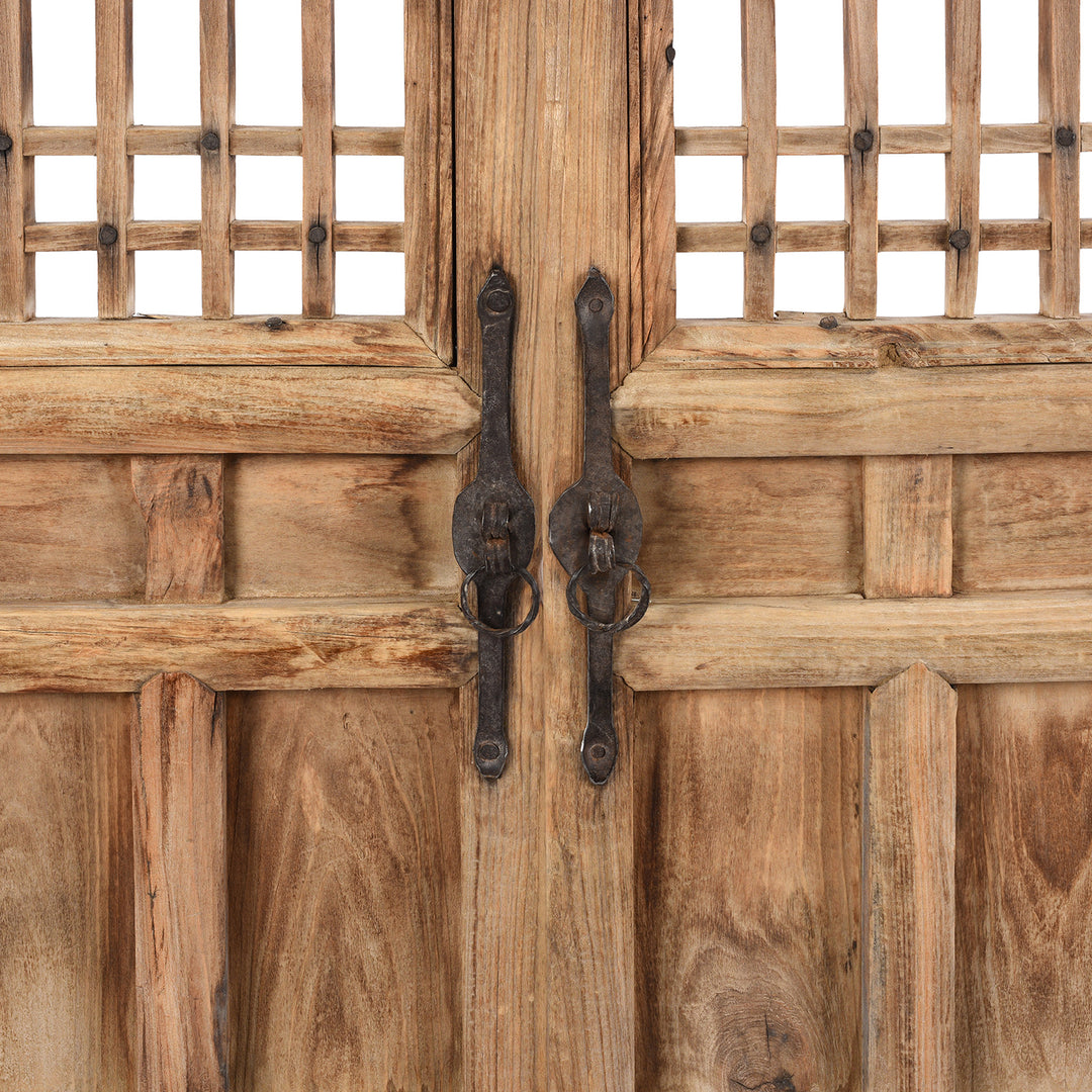 Antique Chinese Pine Window Screen Panels | Indigo Antiques