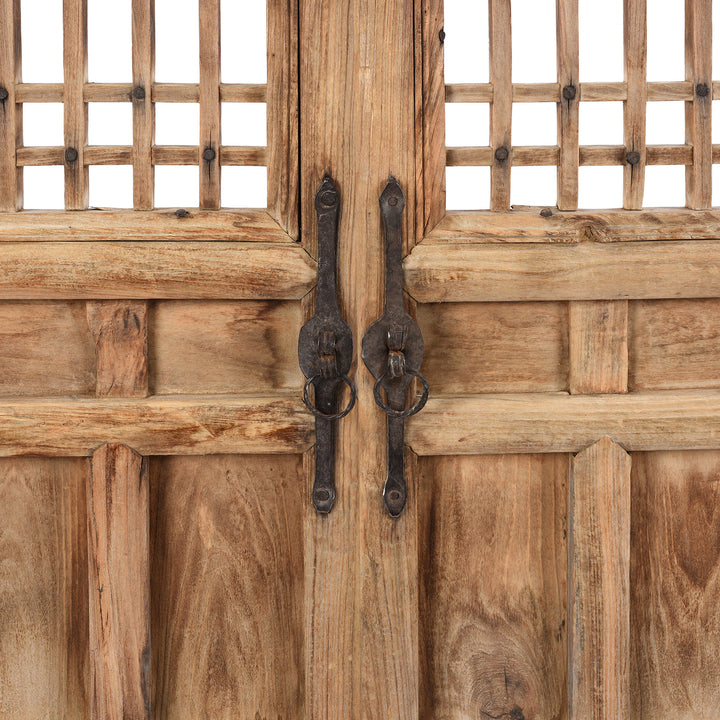 Antique Chinese Pine Window Screen Panels | Indigo Antiques