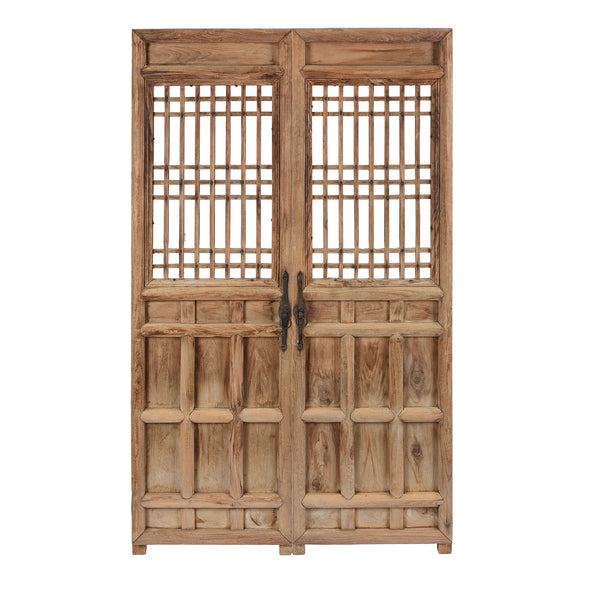 Chinese Pine Window Screen - 19th Century