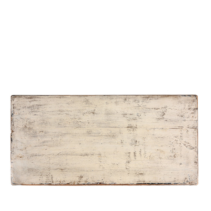 Top Down VIew Of Painted Tiger Side Cabinet | Indigo Antiques