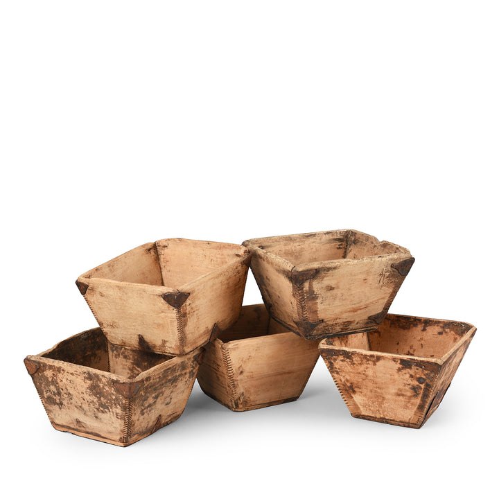 Old Poplar Grain Measures from Shanxi | Indigo Antiques