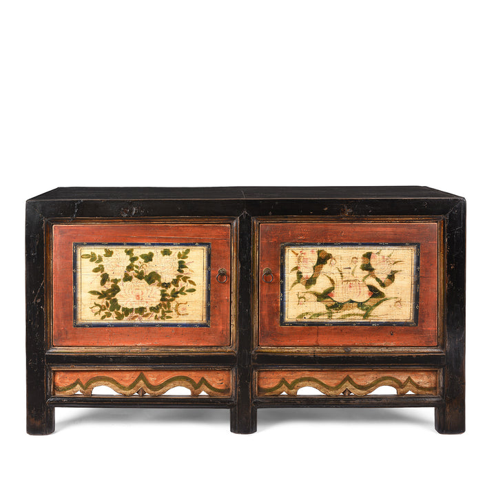 Antique Painted Sideboard From Gansu | Indigo Antiques
