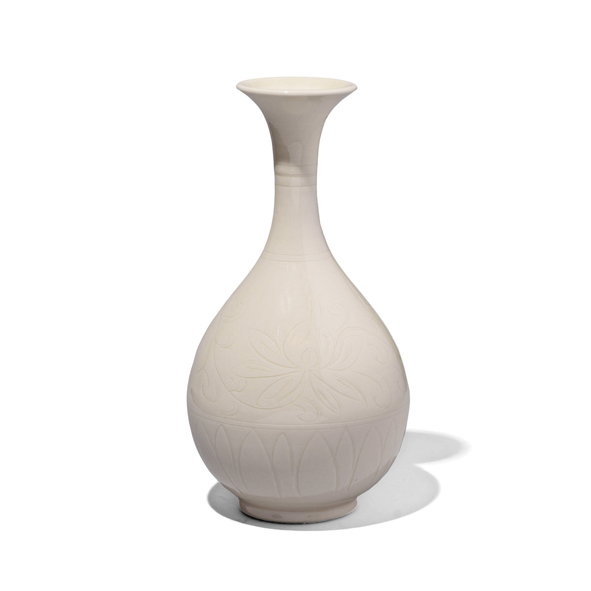 White Porcelain Song Dynasty Style Yuhuchunping Vase | Indigo Antiques