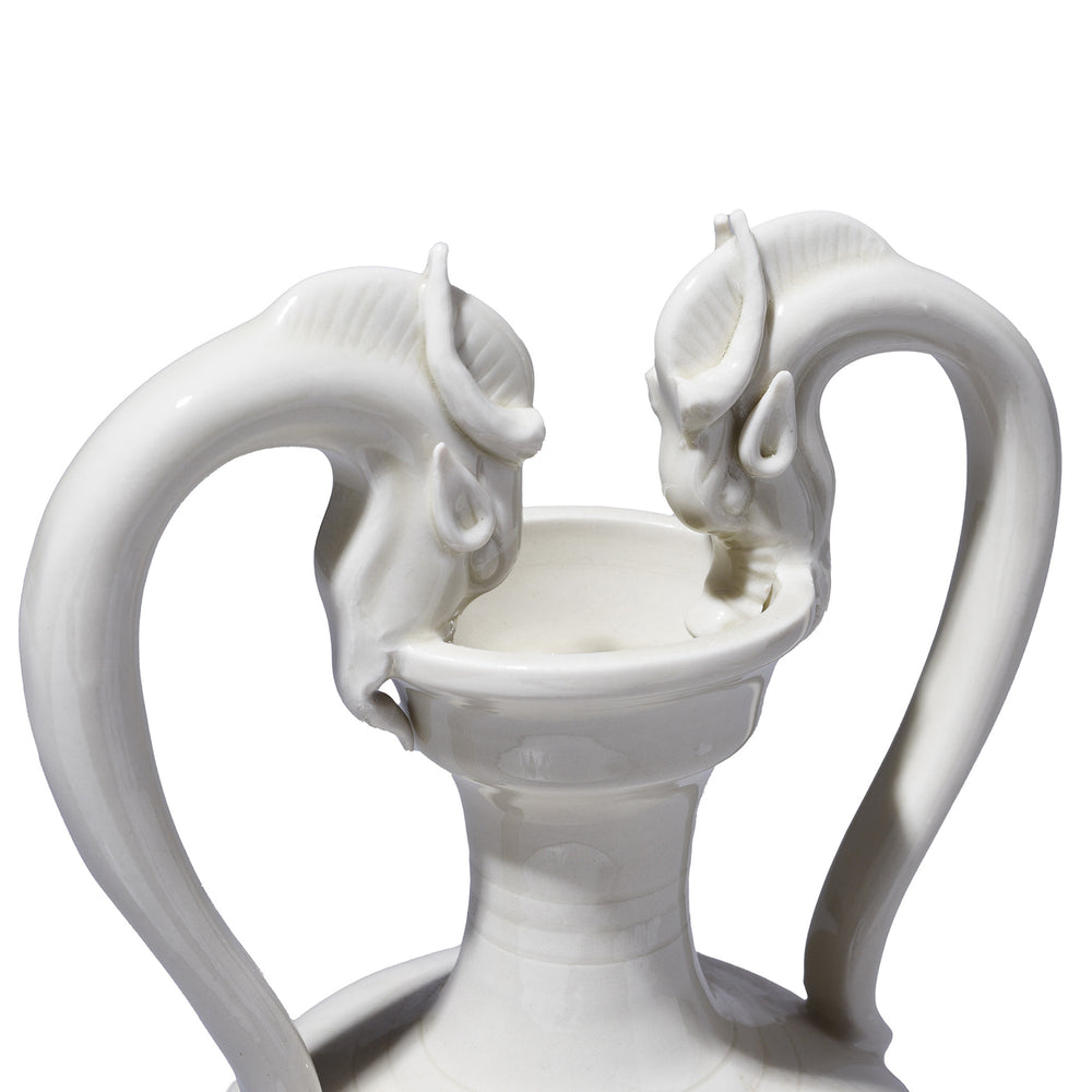 Goat Head Detail From Porcelain Song Dynasty Style Goat Vase | Indigo Antiques