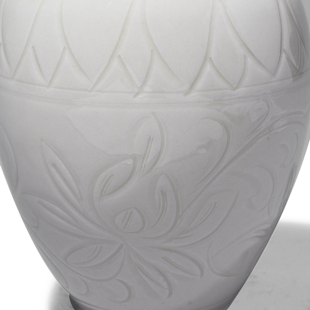 Carving Detail From Porcelain Song Dynasty Style Goat Vase | Indigo Antiques