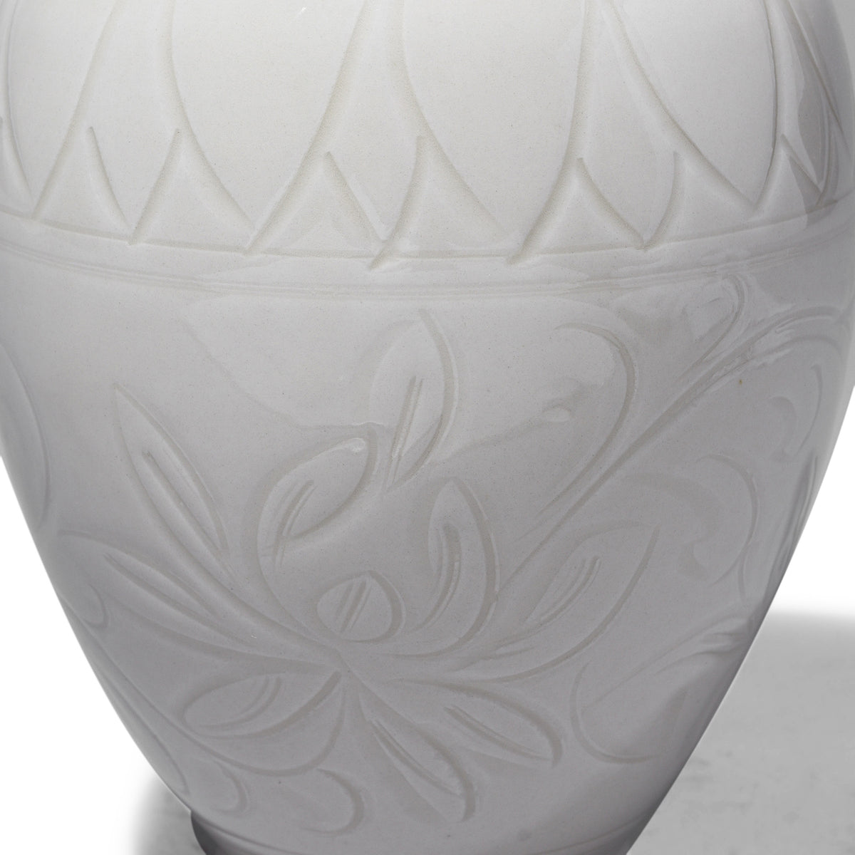 Carving Detail From Porcelain Song Dynasty Style Goat Vase | Indigo Antiques