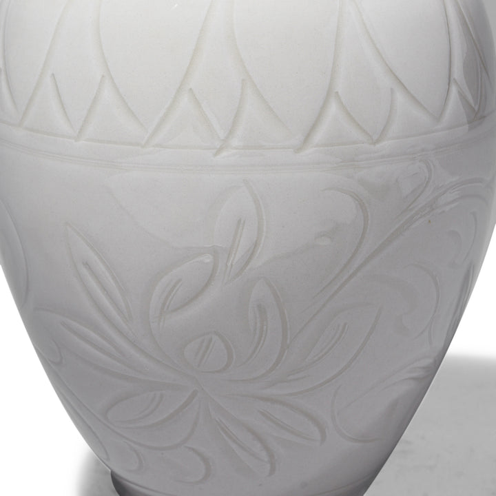 Carving Detail From Porcelain Song Dynasty Style Goat Vase | Indigo Antiques