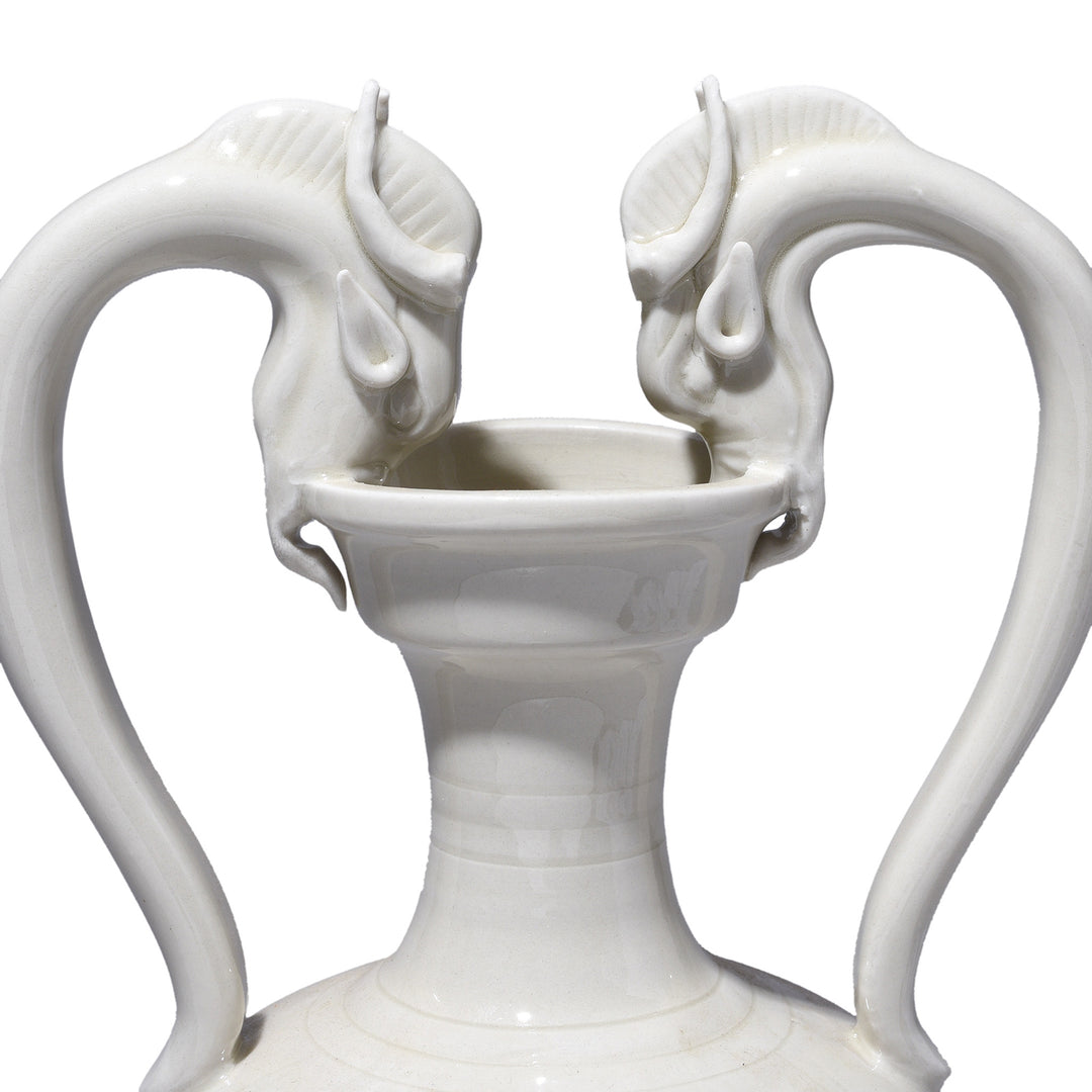 Goat Head Detail From Porcelain Song Dynasty Style Goat Vase | Indigo Antiques