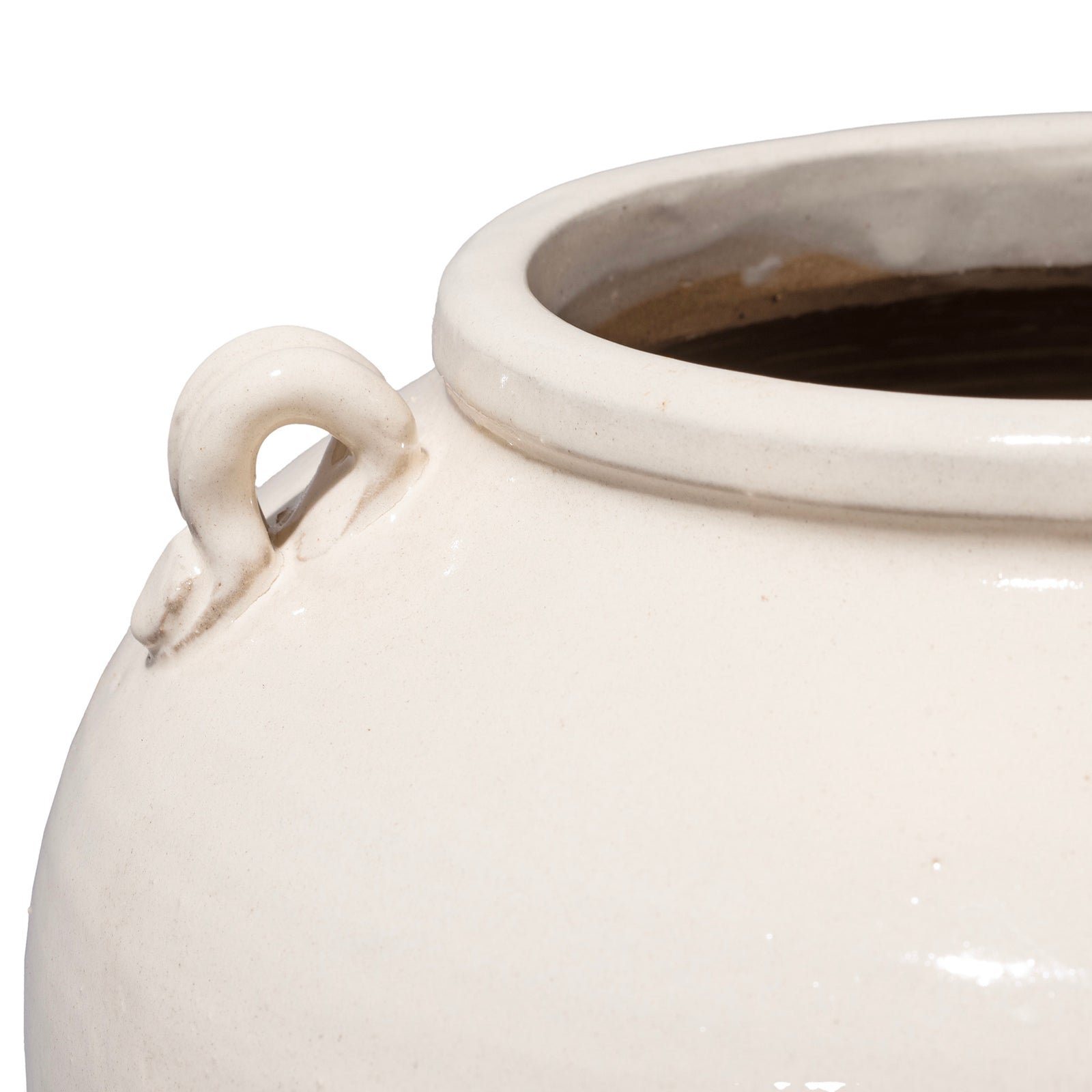 Large Handle Deatil Song Dynasty Style Porcelain Wine Jar