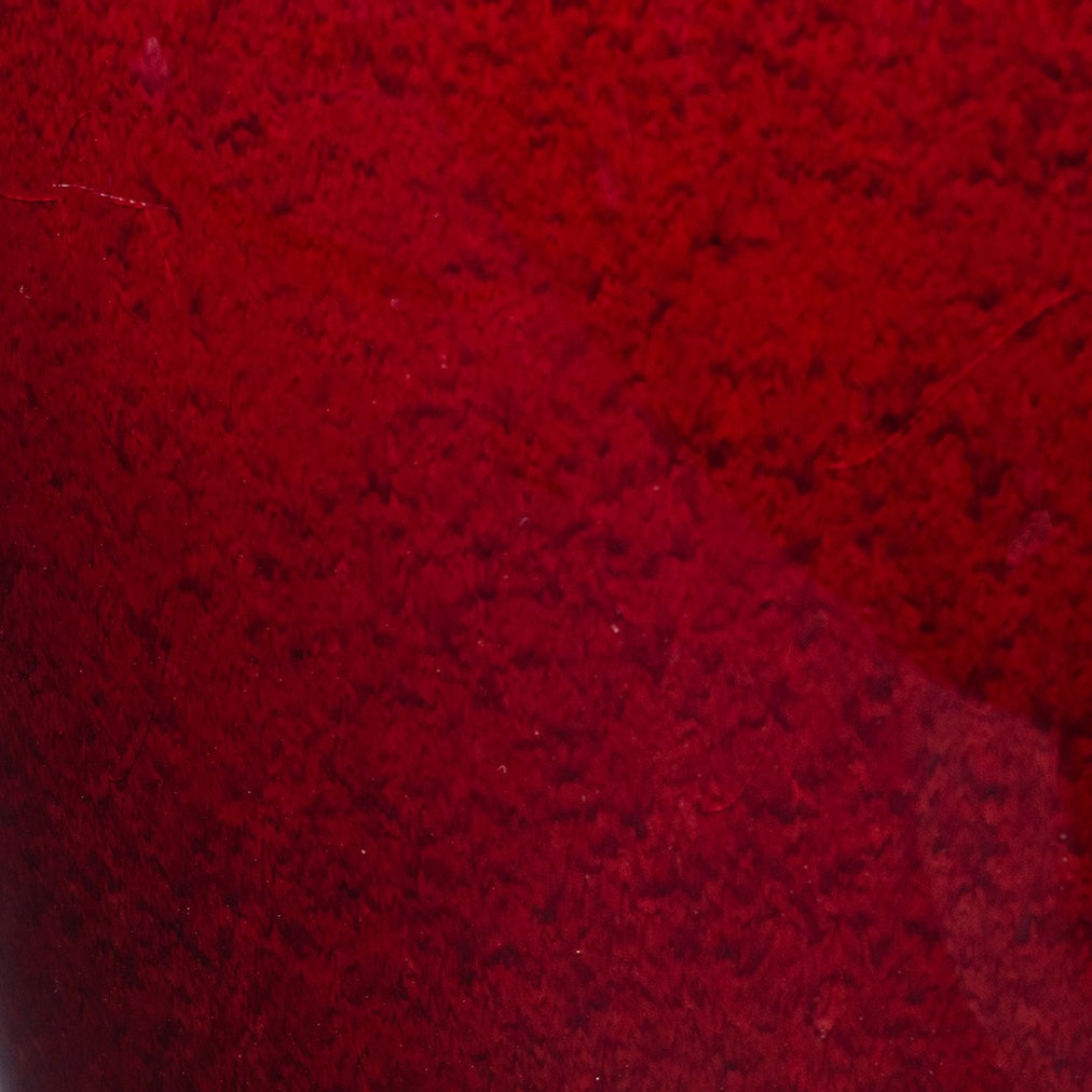 Angled View Of Flambe Glaze Porcelain Fengweizhen Vase