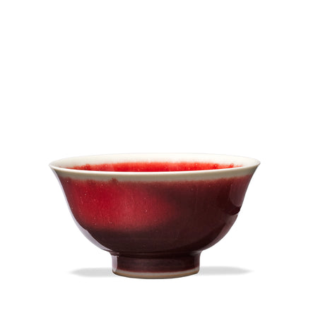 Flambe Glaze Porcelain Tea Bowl