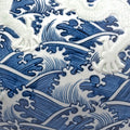 Blue & White Porcelain Yuhuchunping Vase - Wave Dragons