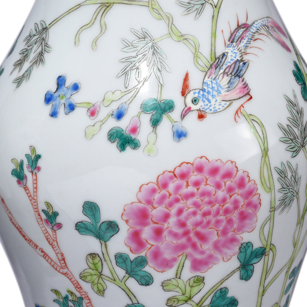 Painting Detail From Traditional Wucai Porcelain Vase | Indigo Antiques