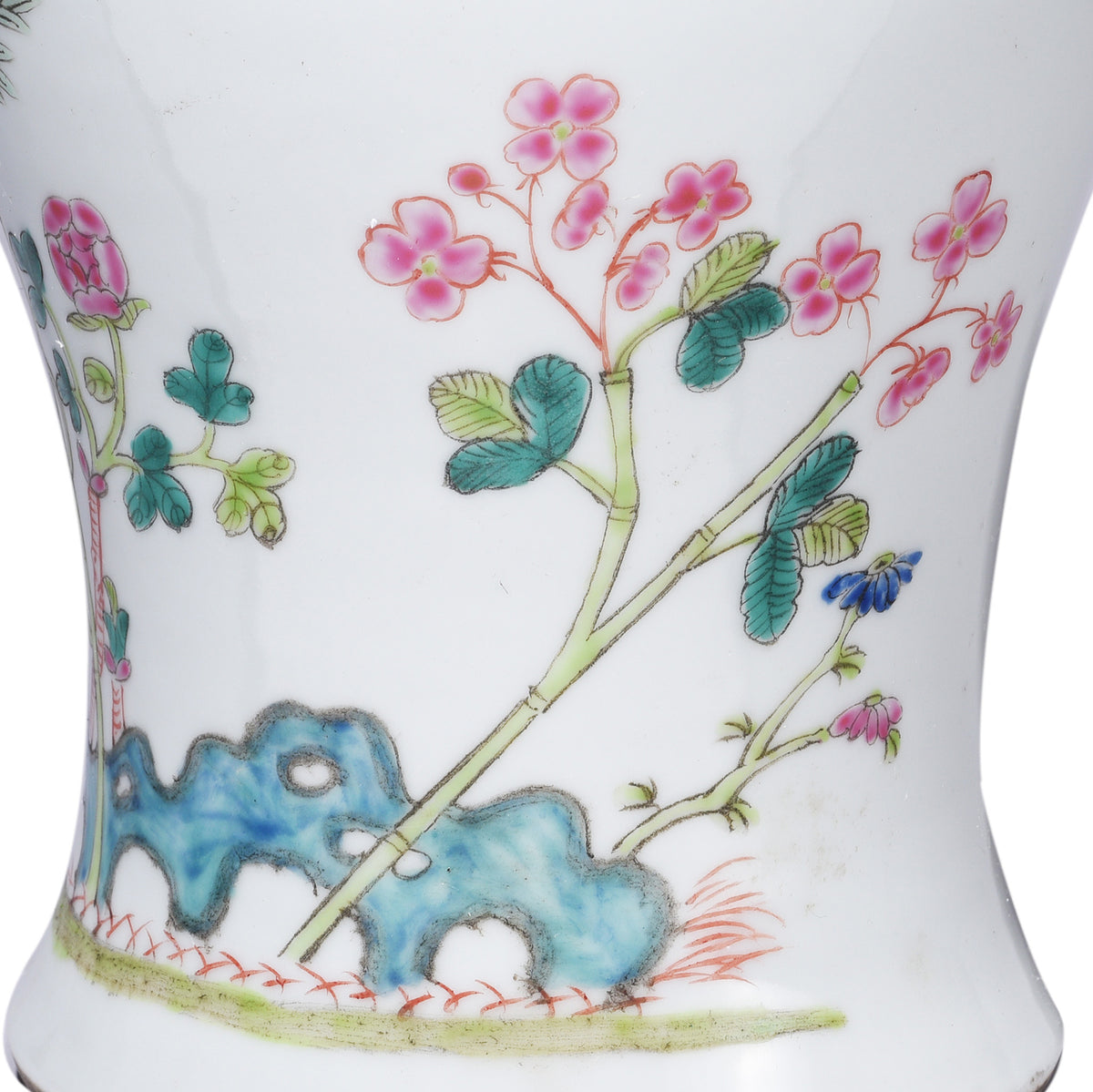 Painting Detail From Traditional Wucai Porcelain Vase | Indigo Antiques