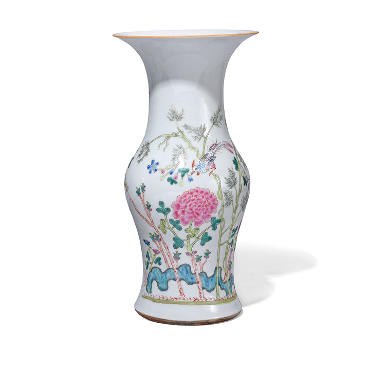 Traditional Wucai Porcelain Vase | Indigo Antiques