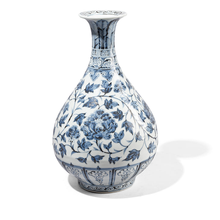 Reproduction Chinese Blue & White Porcelain Yuhuchunping Vase | Indigo Antiques